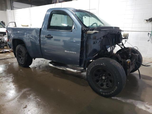 1GTN2TE06BZ129286 - 2011 GMC SIERRA K1500 BLUE photo 4