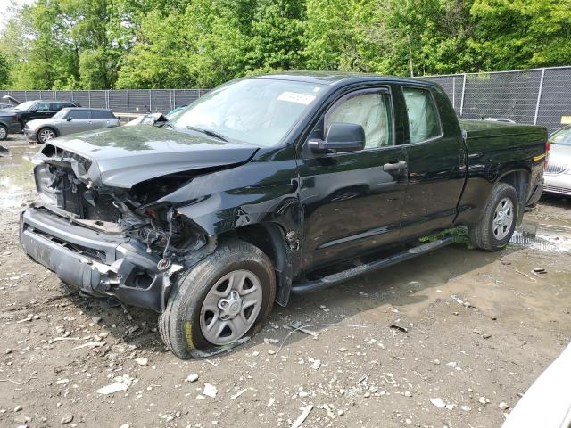 5TFUM5F1XEX053645 - 2014 TOYOTA TUNDRA DOUBLE CAB SR/SR5 BLACK photo 1