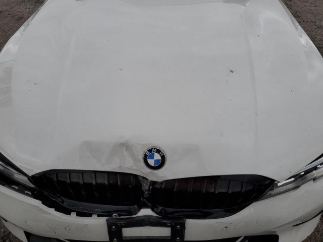 3MW5R1J0XM8B54238 - 2021 BMW 330I WHITE photo 11