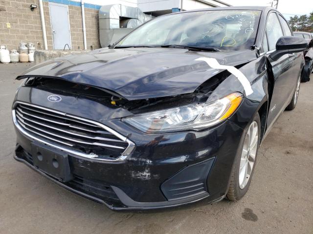 3FA6P0LU4KR101409 - 2019 FORD FUSION SE BLACK photo 9