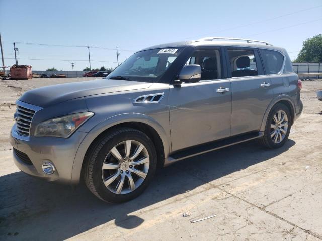 JN8AZ2NF1E9551824 - 2014 INFINITI QX80 BEIGE photo 1