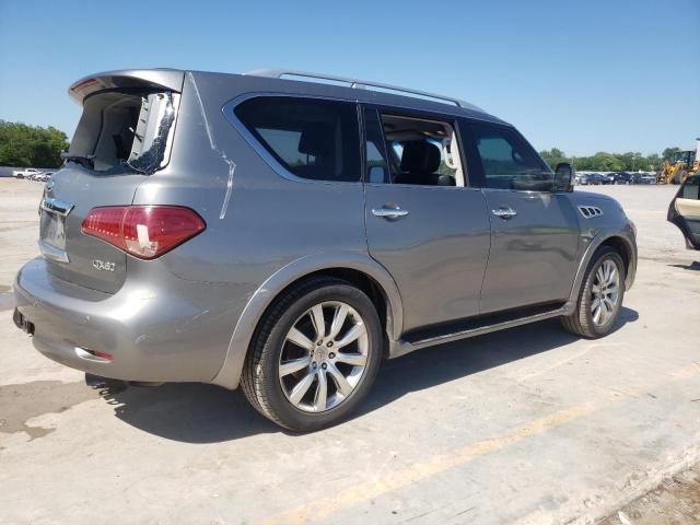 JN8AZ2NF1E9551824 - 2014 INFINITI QX80 BEIGE photo 3