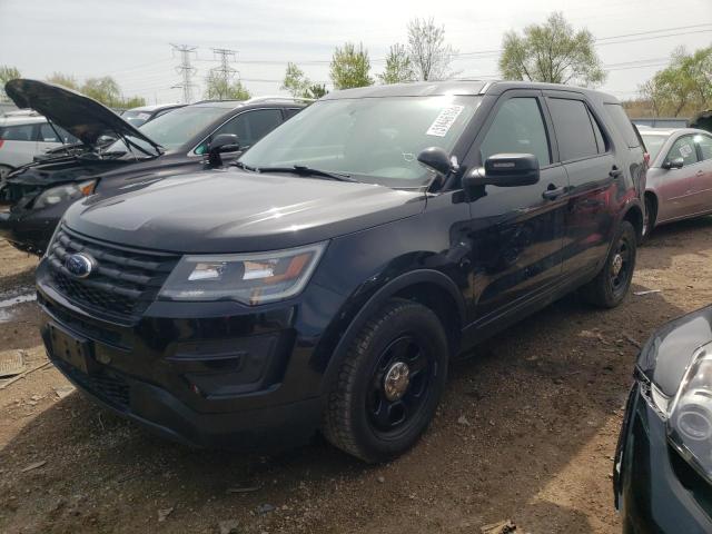 1FM5K8AR2JGB12038 - 2018 FORD EXPLORER POLICE INTERCEPTOR BLACK photo 1