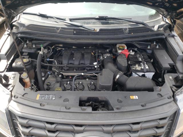 1FM5K8AR2JGB12038 - 2018 FORD EXPLORER POLICE INTERCEPTOR BLACK photo 11