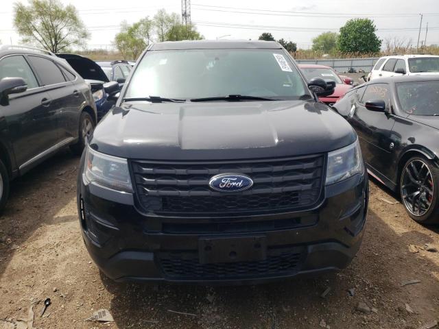 1FM5K8AR2JGB12038 - 2018 FORD EXPLORER POLICE INTERCEPTOR BLACK photo 5