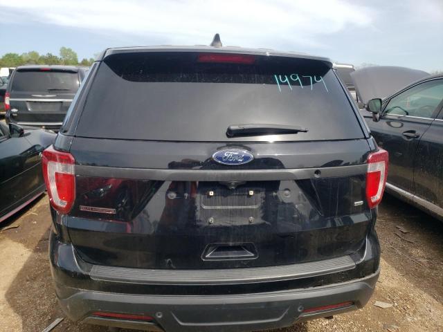 1FM5K8AR2JGB12038 - 2018 FORD EXPLORER POLICE INTERCEPTOR BLACK photo 6