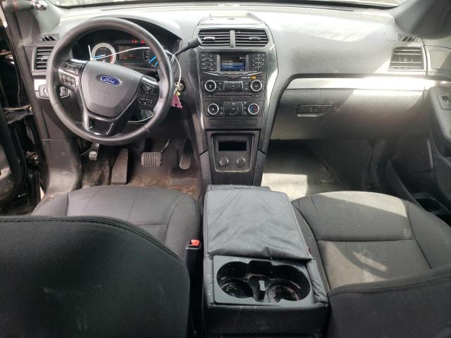 1FM5K8AR2JGB12038 - 2018 FORD EXPLORER POLICE INTERCEPTOR BLACK photo 8