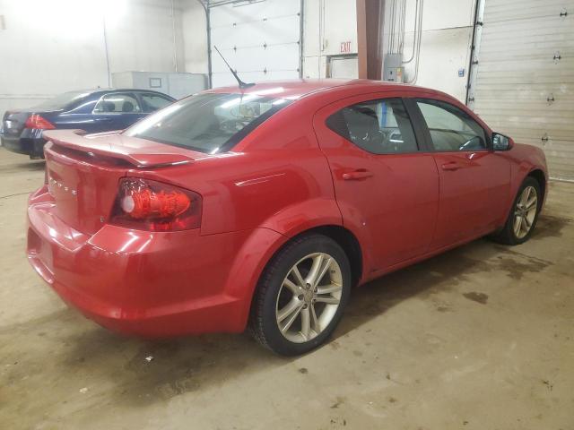 1B3BD1FG1BN508850 - 2011 DODGE AVENGER MAINSTREET RED photo 3