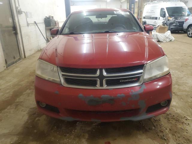 1B3BD1FG1BN508850 - 2011 DODGE AVENGER MAINSTREET RED photo 5