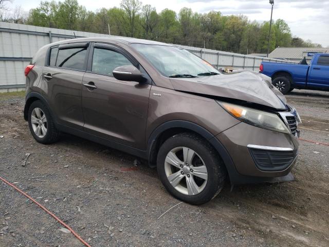 KNDPBCA25C7292296 - 2012 KIA SPORTAGE LX TAN photo 4