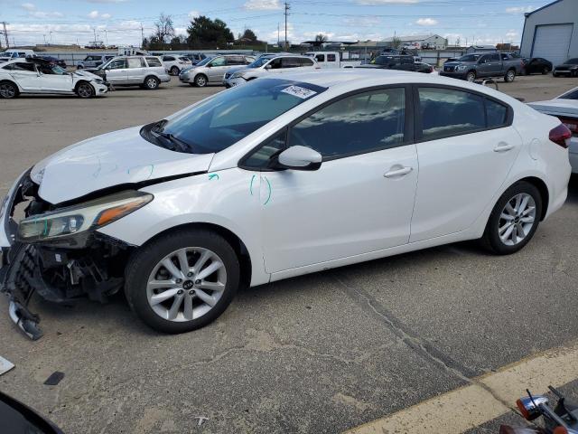 3KPFL4A73HE149493 - 2017 KIA FORTE LX WHITE photo 1