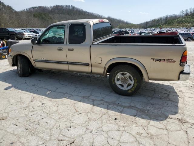 5TBBT441X3S423754 - 2003 TOYOTA TUNDRA ACCESS CAB SR5 GOLD photo 2
