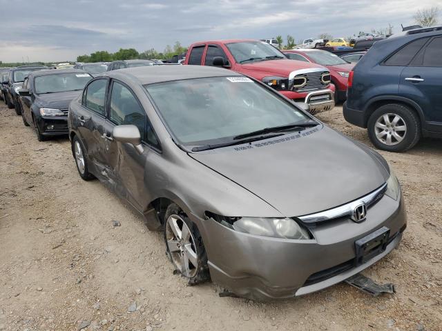 2HGFA16588H353479 - 2008 HONDA CIVIC LX GRAY photo 4