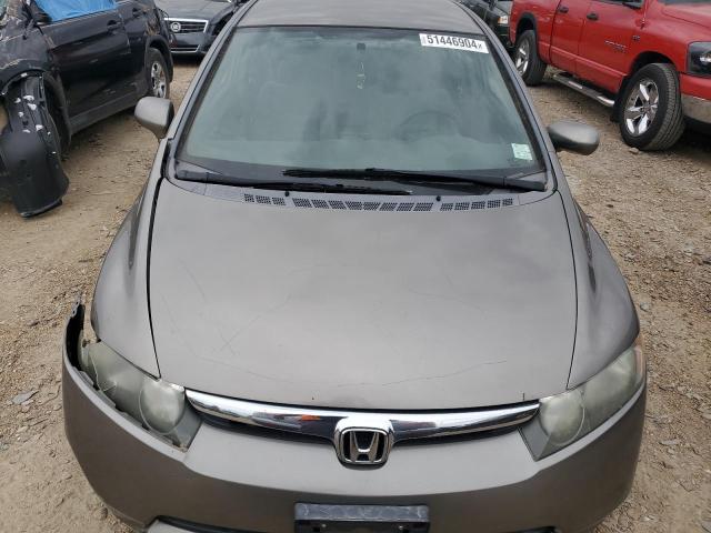 2HGFA16588H353479 - 2008 HONDA CIVIC LX GRAY photo 5