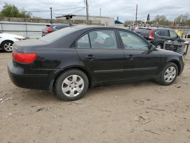 5NPET4AC8AH624954 - 2010 HYUNDAI SONATA GLS BLACK photo 3