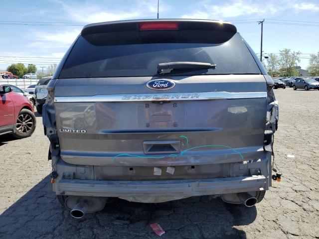 1FM5K7F85DGA75937 - 2013 FORD EXPLORER LIMITED GRAY photo 6