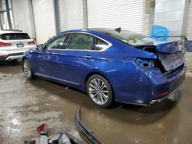 KMHGN4JE2GU108622 - 2016 HYUNDAI GENESIS 3.8L BLUE photo 2