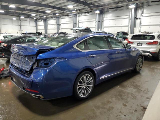 KMHGN4JE2GU108622 - 2016 HYUNDAI GENESIS 3.8L BLUE photo 3