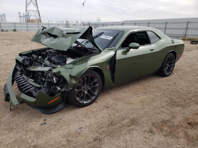 2C3CDZFJ3PH518040 - 2023 DODGE CHALLENGER R/T SCAT PACK GREEN photo 1