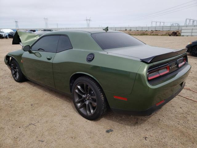 2C3CDZFJ3PH518040 - 2023 DODGE CHALLENGER R/T SCAT PACK GREEN photo 2