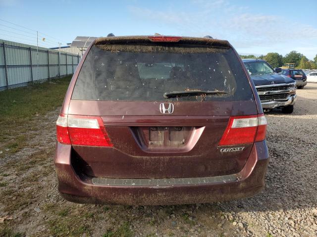 5FNRL38467B116127 - 2007 HONDA ODYSSEY EX BURGUNDY photo 6