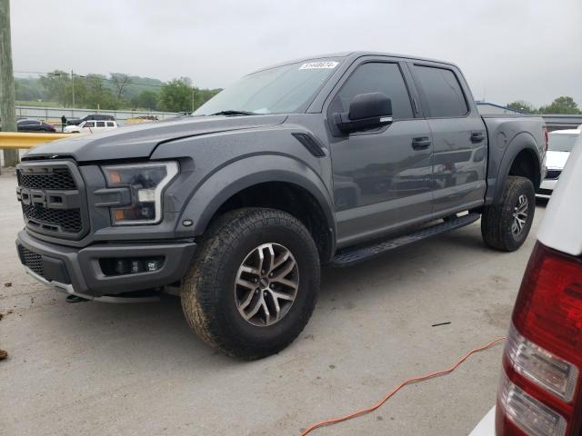 1FTFW1RGXJFE50168 - 2018 FORD F150 RAPTOR GRAY photo 1