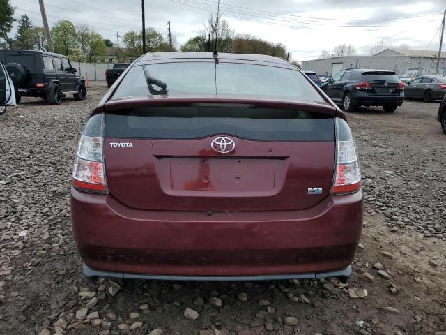 JTDKB20U357010408 - 2005 TOYOTA PRIUS RED photo 6