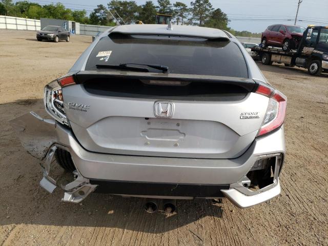 SHHFK7H95LU222554 - 2020 HONDA CIVIC SPORT TOURING SILVER photo 6