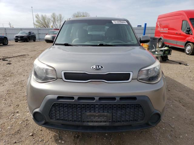 KNDJN2A21E7019012 - 2014 KIA SOUL GRAY photo 5