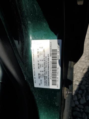 JM1BJ2217Y0311542 - 2000 MAZDA PROTEGE ES 绿色 照片 12