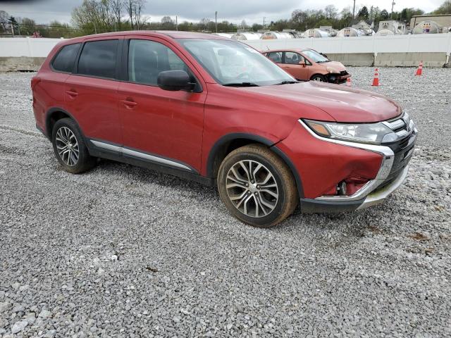 JA4AZ2A35HZ023967 - 2017 MITSUBISHI OUTLANDER ES RED photo 4