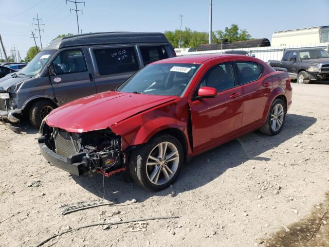 1C3CDZCG9DN508933 - 2013 DODGE AVENGER SXT RED photo 1