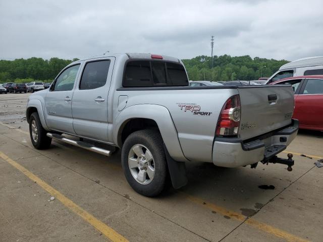 3TMJU62NX9M083788 - 2009 TOYOTA TACOMA DOUBLE CAB PRERUNNER SILVER photo 2