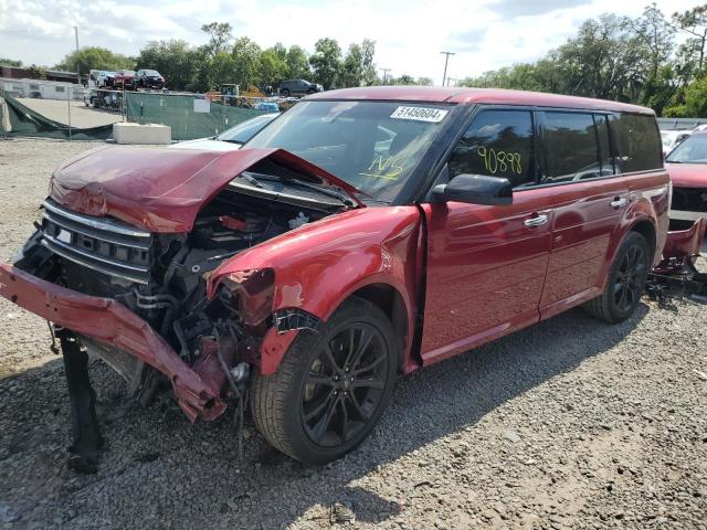 2FMGK5C83GBA10825 - 2016 FORD FLEX SEL RED photo 1