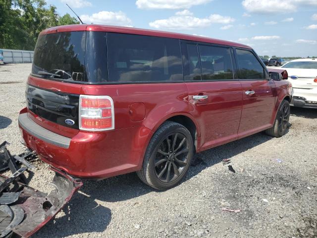 2FMGK5C83GBA10825 - 2016 FORD FLEX SEL RED photo 3