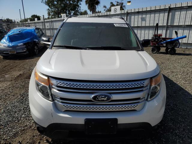 1FM5K7D99DGA88346 - 2013 FORD EXPLORER XLT WHITE photo 5