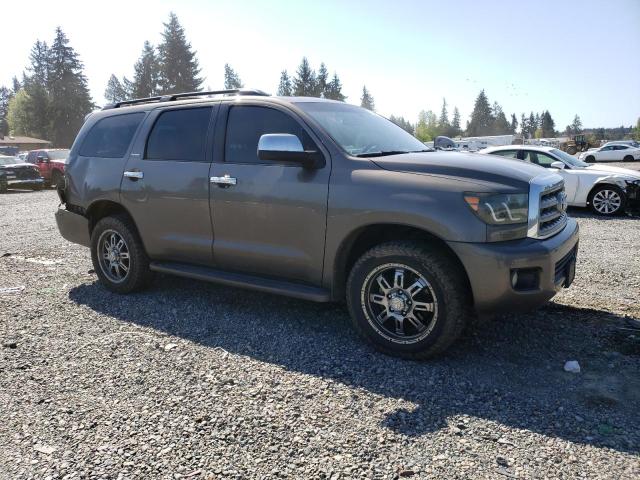 5TDBY67A78S020189 - 2008 TOYOTA SEQUOIA PLATINUM GRAY photo 4