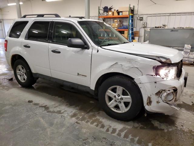 1FMCU5K38BKB67716 - 2011 FORD ESCAPE HYBRID WHITE photo 4