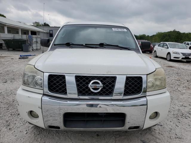 1N6BA07A16N559912 - 2006 NISSAN TITAN XE WHITE photo 5