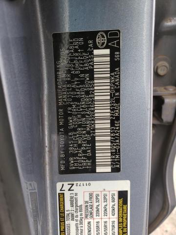 2T1KR32E86C582856 - 2006 TOYOTA COROLLA MA XR TURQUOISE photo 14