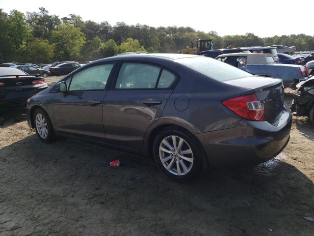 2HGFB2F84CH583574 - 2012 HONDA CIVIC EX GRAY photo 2