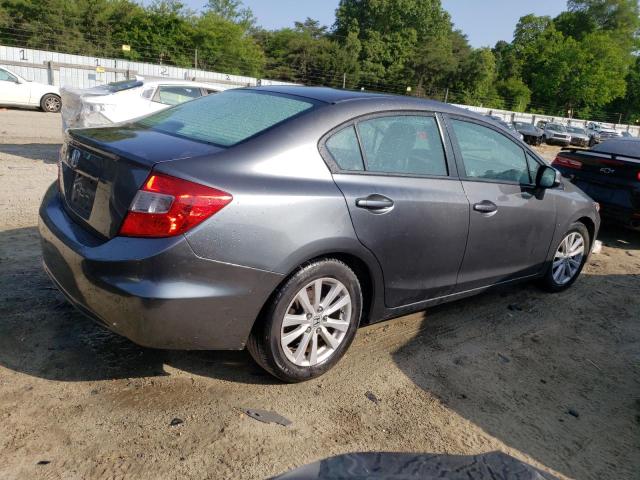 2HGFB2F84CH583574 - 2012 HONDA CIVIC EX GRAY photo 3