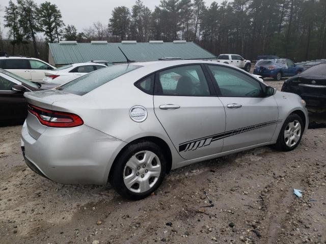 1C3CDFAA7DD335884 - 2013 DODGE DART SE SILVER photo 3