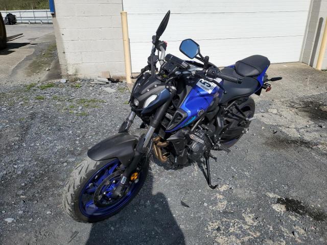 JYARM32E9NA002901 - 2022 YAMAHA MT07 BLUE photo 2