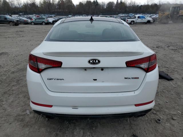 5XXGR4A66CG009013 - 2012 KIA OPTIMA SX WHITE photo 6