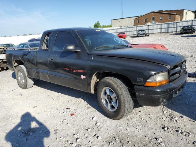 1B7GL22X7WS501184 - 1998 DODGE DAKOTA BLACK photo 4