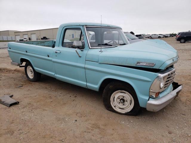F10YRB14608 - 1967 FORD F-100 TURQUOISE photo 4