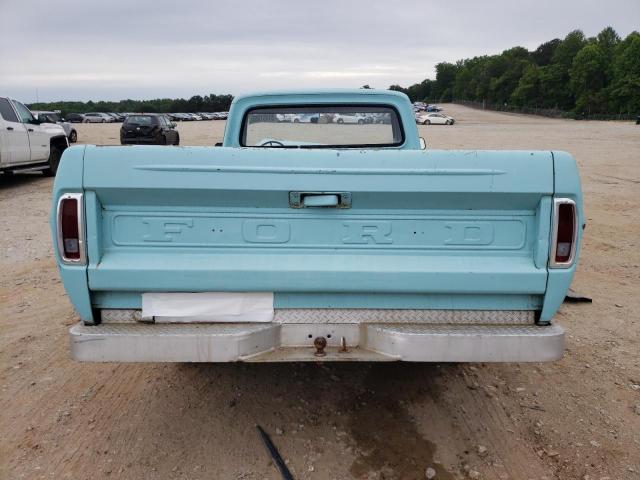 F10YRB14608 - 1967 FORD F-100 TURQUOISE photo 6