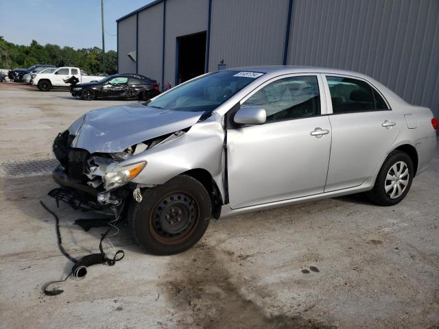 2T1BU4EE1AC511152 - 2010 TOYOTA COROLLA BASE SILVER photo 1