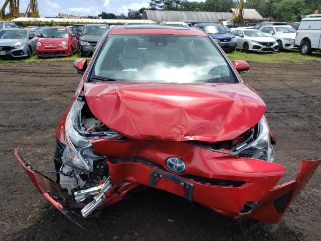 JTDKARFU5H3540815 - 2017 TOYOTA PRIUS 红色 照片 5
